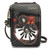 Wallet Crossbody - Treble Clef - black