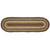 Tea Cabin Jute Stair Tread Latex Oval 8.5x27