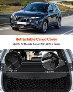 Retractable Cargo Cover Trunk Shade for Hyundai Tucson 2021-2025 5-Seater E415-YCKSSSHCGYCKEPGOH001V0 Retractable Cargo Cover Trunk Shade for Hyundai Tucson 2021-2025 5-Seater E415-YCKSSSHCGYCKEPGOH001V0