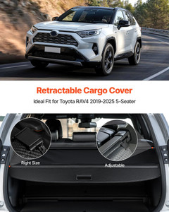 Retractable Cargo Cover Trunk Shade for Toyota RAV4 2019-2025 5-Seater E415-YCKSSSHCGYCKSH7PZ001V0 Retractable Cargo Cover Trunk Shade for Toyota RAV4 2019-2025 5-Seater E415-YCKSSSHCGYCKSH7PZ001V0