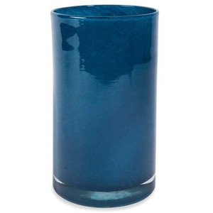 Glass Blue Ombre Cylinder Decorative Bottles N270-390106