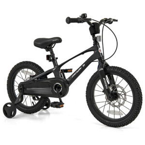 16 Inch Kids Bike Lightweight with 2 Removable Training Wheels for Aged 4-7-16 inches - Color: Blac D681-TS10192DK-16 16 Inch Kids Bike Lightweight with 2 Removable Training Wheels for Aged 4-7-16 inches - Color: Blac D681-TS10192DK-16