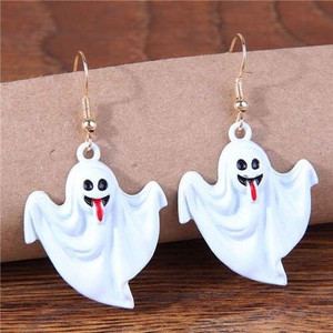Halloween Fashion Vampire Horror Vibe Wholesale Statement Earrings - White A392-fear7926 Halloween Fashion Vampire Horror Vibe Wholesale Statement Earrings - White A392-fear7926