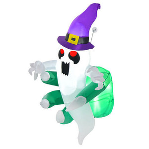 3.6 FT Halloween Inflatable Ghost Broke Out from Window - Color: Multicolor D681-CM24305US 3.6 FT Halloween Inflatable Ghost Broke Out from Window - Color: Multicolor D681-CM24305US