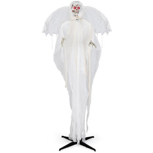 8.3 ft Halloween Standing Haunted Angel with Lighted Eyes and Automatic Wing Movement D681-CM24979 8.3 ft Halloween Standing Haunted Angel with Lighted Eyes and Automatic Wing Movement D681-CM24979