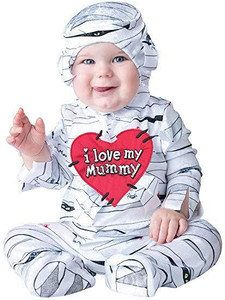Fun World InCharacter Costumes Baby s I Love My Mummy Costume White Large N274-FC01037932 Fun World InCharacter Costumes Baby s I Love My Mummy Costume White Large N274-FC01037932