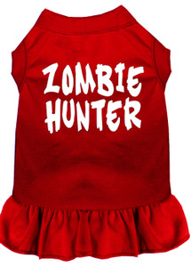 Zombie Hunter Screen Print Dress Red 4X (22) S528-57-54 4XRD Zombie Hunter Screen Print Dress Red 4X (22) S528-57-54 4XRD