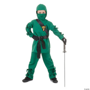 Kids Green Ninja Halloween Costume Small N274-MR01UR25852SM Kids Green Ninja Halloween Costume Small N274-MR01UR25852SM