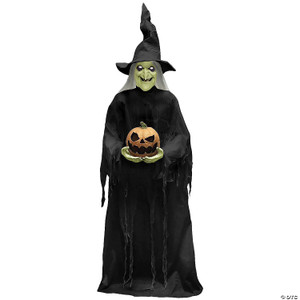 7 Ft. Animated LightUp Green Witchy Witch Halloween Decoration N274-MR01TT59096G 7 Ft. Animated LightUp Green Witchy Witch Halloween Decoration N274-MR01TT59096G