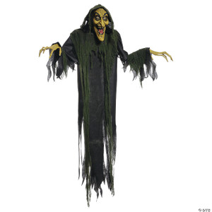 6 Animated Hanging Witch Halloween Decoration N274-MR01MR123111 6 Animated Hanging Witch Halloween Decoration N274-MR01MR123111