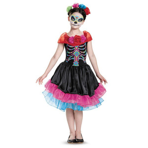 Day of The Dead Costume Small 4 6X N274-FC01911021 Day of The Dead Costume Small 4 6X N274-FC01911021