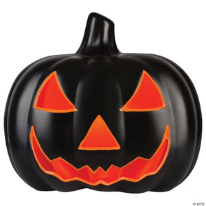 17inch Scary Black Jack O Lantern with Orange Light Halloween Decoration N274-MR01SS551016G 17inch Scary Black Jack O Lantern with Orange Light Halloween Decoration N274-MR01SS551016G
