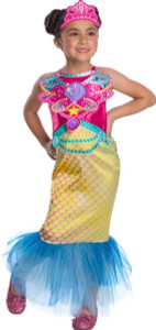 Girl S Barbie Dreamtopia Childrens Costume Mermaid X Small N274-FC01307838