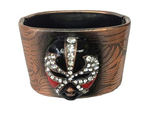 Halloween Wholesalers Metal Wristb and with Mask and Stones N274-FC01100324