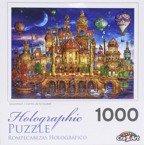 Holographic Jigsaw Puzzle 1000 Pieces 20inchesX27inches Downtown N274-NM01631933_b2b Holographic Jigsaw Puzzle 1000 Pieces 20inchesX27inches Downtown N274-NM01631933_b2b