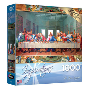RoseArt Puzzle Inspirations Jigsaw Puzzle 1000 Piece 20 X27 The Last Supper Pack of 1 N274-NM01717256_1 RoseArt Puzzle Inspirations Jigsaw Puzzle 1000 Piece 20 X27 The Last Supper Pack of 1 N274-NM01717256_1