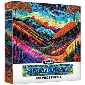 RoseArt Stained Glass Jigsaw Puzzle 300 Pieces 18 X24 Dreamland Pack of 1 N274-NM01716406_1 RoseArt Stained Glass Jigsaw Puzzle 300 Pieces 18 X24 Dreamland Pack of 1 N274-NM01716406_1