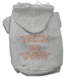 Trick or Treat Rhinestone Hoodies Grey XL S528-54-13-04 XLGY Trick or Treat Rhinestone Hoodies Grey XL S528-54-13-04 XLGY