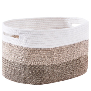 VEVOR Cotton Rope Basket 3 Packs 22L Woven Storage Basket for Organizing E415-MZCWLZFTL15W66FY6V0 VEVOR Cotton Rope Basket 3 Packs 22L Woven Storage Basket for Organizing E415-MZCWLZFTL15W66FY6V0