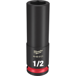 Milwaukee Tool SHOCKWAVE Impact Duty 3/8"Drive 1/2" Deep 6 Point Socket T398-MLW49-66-6121 Milwaukee Tool SHOCKWAVE Impact Duty 3/8"Drive 1/2" Deep 6 Point Socket T398-MLW49-66-6121