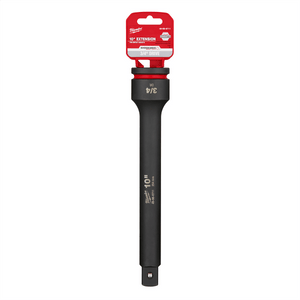 Milwaukee Tool SHOCKWAVE Impact Duty 3/4" Drive 10" Extension T398-MLW49-66-6711 Milwaukee Tool SHOCKWAVE Impact Duty 3/4" Drive 10" Extension T398-MLW49-66-6711