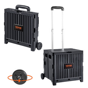 VEVOR Foldable Utility Cart, 80 lbs Load Capacity, Folding Portable Rolling Crate Handcart with Dur E415-BXSGWCXCZLBD2C7A9V0 VEVOR Foldable Utility Cart, 80 lbs Load Capacity, Folding Portable Rolling Crate Handcart with Dur E415-BXSGWCXCZLBD2C7A9V0
