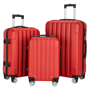 3-in-1 Multifunctional Large Capacity Traveling Storage Suitcase Luggage Set Red T575-S0671393705 3-in-1 Multifunctional Large Capacity Traveling Storage Suitcase Luggage Set Red T575-S0671393705