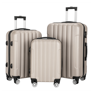 3-in-1 Multifunctional Large Capacity Traveling Storage Suitcase Luggage Set Champagne T575-S0671443248 3-in-1 Multifunctional Large Capacity Traveling Storage Suitcase Luggage Set Champagne T575-S0671443248