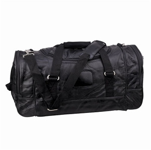 Genuine Mosaic Black Leather Duffel Bag D800-DUFFLEBAG1 Genuine Mosaic Black Leather Duffel Bag D800-DUFFLEBAG1