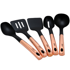 Oster Kitchen Bliss Kitchen Tools Set with Rose Gold Handle, Set of 5 D970-80156.05 Oster Kitchen Bliss Kitchen Tools Set with Rose Gold Handle, Set of 5 D970-80156.05