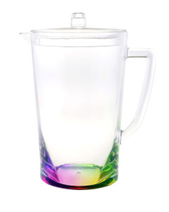 2.75 Quart Clear and Rainbow Acrylic Pitcher N270-523326