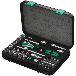 Wera Metric 1/4" Drive Speed Ratchet Socket & Bit Set (42-Piece) M119-05003533001 Wera Metric 1/4" Drive Speed Ratchet Socket & Bit Set (42-Piece) M119-05003533001