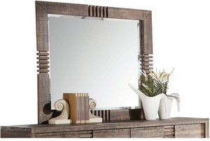 Reclaimed Oak Finish Rectangular Mirror N270-285869 Reclaimed Oak Finish Rectangular Mirror N270-285869