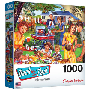 RoseArt Back To The Past Jigsaw Puzzle 1000 Pieces 20 X27 Backyard BBQ Pack of 1 N274-NM01716407_1