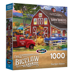 RoseArt Chris Bigelow Jigsaw Puzzle 1000 Pieces 20 X27 Barn Dance Pack of 1 N274-NM01717263_1