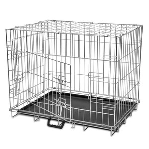 Dog Crate Galvanized steel Galvanized steel and plastic M A949-170216