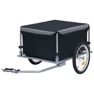 Bike Trailer Black and Gray 143.3 lb A949-92590