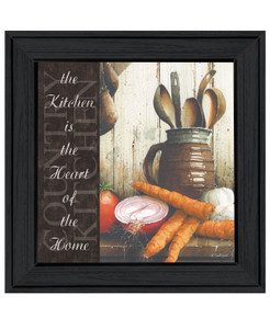 Heart of the Home 1 Black Framed Print Kitchen Wall Art N270-407419