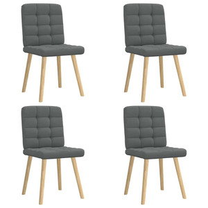Dining Chair Set of 4 Dark Grey A949-3315192