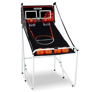 Foldable Basketball Arcade Game, 2 Player Indoor Basketball Game, Home Dual Shot Sport with 4 Balls E415-TJZDLQQYXJ1IWPPWPV9