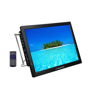 Trexonic Portable Rechargeable 14 Inch LED TV with HDMI, SD/MMC, USB, VGA, AV In/Out and Built-in D D970-TRX-14D