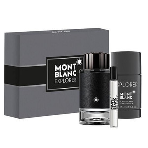 Mont Blanc Explorer 3 Piece Gift Set For Men M433-MS-MBEXPL-34