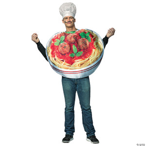 ADULT SPAGHETTI AND MEATBALLS COSTUME M680-GC6834