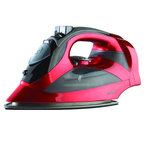 Brentwood Steam Iron With Retractable Cord - Red D970-MPI-59R