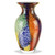 11 Multicolor Art Glass Vase N270-375779