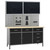 Workbench with Four Wall Panels and Two Cabinets A949-3053435
