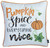 Set Of Four 18" Orange Green Pumpkin Halloween Throw Pillow Covers N270-376895