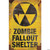 Zombie fallout shelter sign M680-SS71906