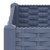 Raised Bed Blue Grey Polypropylene 47.2 x 15.7 x 9.1 in Durable A949-310399