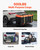 60" x 20" x 6", Hitch Cargo Carrier, 500 lbs Capacity Hitch Cargo Carrier with Cargo Net & Waterpr E415-GZBDPDECKFGZR0PL8V0  60" x 20" x 6", Hitch Cargo Carrier, 500 lbs Capacity Hitch Cargo Carrier with Cargo Net & Waterpr E415-GZBDPDECKFGZR0PL8V0